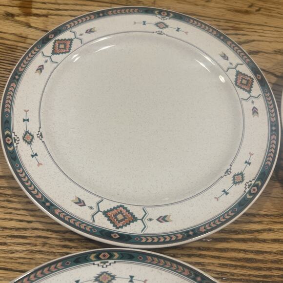 Set of 7 Studio Nova Adirondack Salad Plates 8 1/4" Y2201 Southwestern - Picture 9 of 10